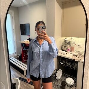 Light Blue Button-Up Shirt